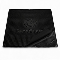 RynoGuard Tapis d'insonorisation pour voiture en caoutchouc butyle de 2 mm, isolation acoustique pour voitures, plaque d'amortissement pour voiture, plaque d'insonorisation pour voiture