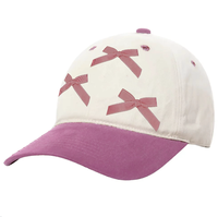 Nouveau design de tissu de qualité supérieure avec motifs imprimés personnalisés vintage, avec nœud papillon style coloré et bloqué, casquettes de baseball, chapeaux pour tenue décontractée