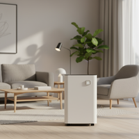 Nouveau déshumidificateur d'air portable commercial 20/30L avec écran LED, compresseur R290, vidange électrique, en plastique, pour usage domestique