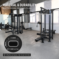 Equipo de Gimnasio: Máquina de Fitness Profesional de Entrenamiento Funcional con Cables Cruzados, 8 Estaciones Múltiples, Venta al por Mayor