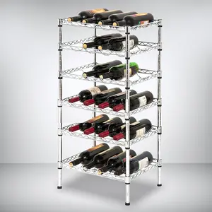 Custom Metal Wire Shelf Creative Wine Rack Decoration Wine Rack Upside Down Wine Glass Holder Home Living Room Display Stand