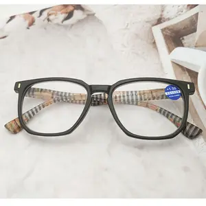 2024 Optical Cheap Classic Fashional Reading Glasses Transparent Colors Frame Style Lens PC Material Reading Glasses