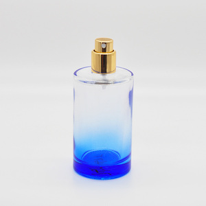 <span class=keywords><strong>50</strong></span> <span class=keywords><strong>ml</strong></span> cilíndrico azul cielo transparente del aerosol de la botella de <span class=keywords><strong>perfume</strong></span> de cristal - Product Image 5