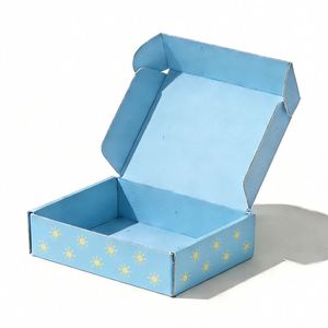 Recycled Clothing Folding Rigid Mailer <b>Box</b> Premium Printed High-End Airplane Kraft Paper Garment Shirt Packaging - Product Image 3