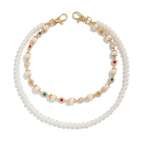 <span class=keywords><strong>Catena</strong></span> <span class=keywords><strong>per</strong></span> <span class=keywords><strong>Pantaloni</strong></span> Stile Punk Hip-hop a Doppio Strato con Perle e Piccoli Fiori Colorati, Accessorio <span class=keywords><strong>per</strong></span> Jeans/<span class=keywords><strong>Pantaloni</strong></span>, <span class=keywords><strong>Catena</strong></span> da Vita <span class=keywords><strong>per</strong></span> Uomo/Donna - Product Image 4