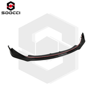 Pare-chocs avant en fibre de carbone sèche style V pour kits carrosserie BMW G80 G81 M3 G82 G83 M4, avec prise d'air avant, spoiler, diffuseur, lèvre et séparateur de pare-chocs