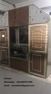 Incinérateur de crémation humaine de style américain robuste avec contrôle PLC, capacité de 200 kg/heure, 380 V, garantie de 3 ans - Product Image 4