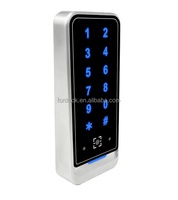 Lector de Tarjetas RFID con Código QR, Teclado Táctil Metálico, 13.56MHZ WG26 / 34 /66