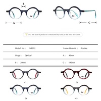 Haute qualité Vintage Style lecture Logo personnalisé en gros luxe femmes forme ronde acétate optique lunettes cadre