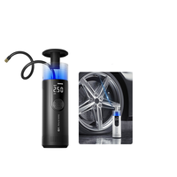 Gonfleur de pneus électrique portable sans fil Pompe à air numérique à double écran pour gonfler les pneus de voiture Compresseur d'air de voiture