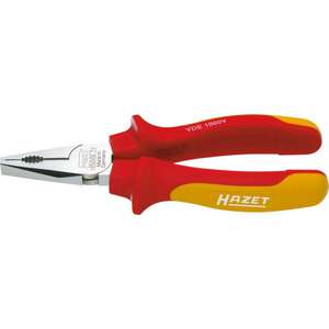 HAZET - 1850VDE-33 Combination pliers with protective <b>insulation</b> 1000V - EAN 4000896007219 PLIERS AND <b>CUTTERS</b> COMBINATION PLIERS - Product Image 1