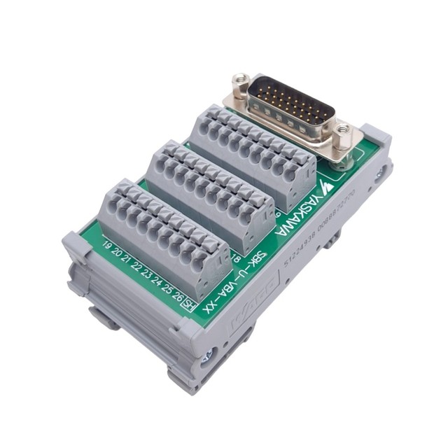 Sbk-u-vba Breakout Board, Db26m to 27 Position Terminal, for Jepmc-io New Original Industrial Automation Programmable Control