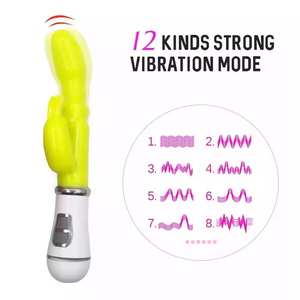 Vrouwen Volwassen Seksspeeltje Vibrerende Clitoris Dildo Vibrator 10 Zaad G Spot Konijn Vibrator <span class=keywords><strong>China</strong></span> 12 Speed Usb Oplaadbaar - Product Image 5