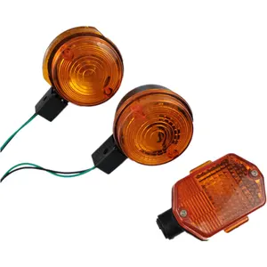 MZ ETZ 250 motorcycle parts orange Turn signal light