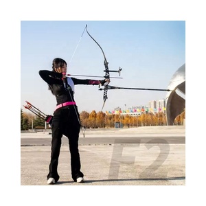 Spg gỡ bỏ <span class=keywords><strong>recurve</strong></span> cung và mũi tên 18-38 lbs bắn cung kim loại Riser phải người mới bắt đầu thiết bị thực hành người lớn với tầm nhìn mũi tên còn lại - Product Image 1