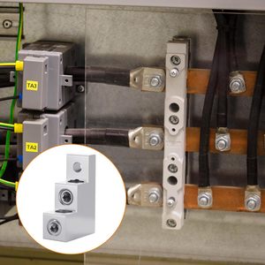 سلك تأريض ميكانيكي من الألومنيوم PB2-300 للوحة التوزيع الكهربائية، موصلان، 300 AWG، 300mcm-6sol - Product Image 6