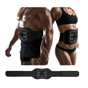 Cinturón magnético de masaje para pérdida de peso y adelgazamiento, entrenador Abdominal eléctrico, Electroestimulación para entrenamiento en casa, cinturón de estimulación muscular