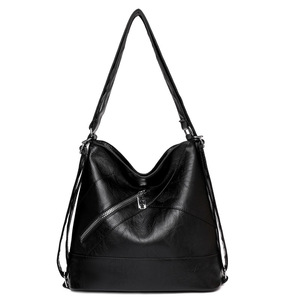 Sac fourre-tout vintage en cuir PU pour femme, sac à main rétro tendance, sac à bandoulière décontracté pour voyage - Product Image 5