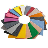 Vente en gros Panneau d'absorption acoustique en fibre de polyester Maternelle Cinéma KTV Isolation murale Panneaux acoustiques en coton Insonorisés