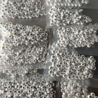 Signes de ponctuation 4*7mm #   Perles en acrylique $ % & pour la fabrication de bijoux DIY, signe de point d'interrogation, logo personnalisé, accessoires de perles