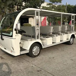 รถบัสรับส่งนักท่องเที่ยวรถมินิจีนใหม่ 23 ที่นั่งรถเที่ยวชมไฟฟ้า