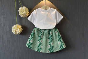 Producto Popular, Conjunto de Ropa Infantil de Algodón con Diseño de Tarjeta American Express Negra, Conjuntos de Flores Secas para Venta al por Mayor - Product Image 3