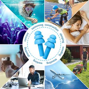 سدادات أذن مخصصة غير سامة ومريحة وآمنة وناعمة مصنوعة من السيليكون النقي - Product Image 3