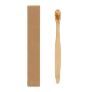 Fornitori di spazzolino da denti in bambù carbone di legna morbido biodegradabile all'ingrosso personalizzato campione gratuito
