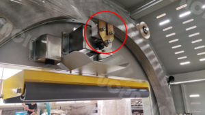 Loại mới tự động ngang quỹ đạo căng wrapper quỹ đạo căng Gói máy cho cửa ra vào - Product Image 4