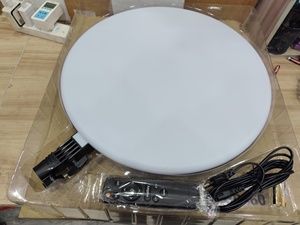 Lumière pleine écran pour le streaming, éclairage LED pour l'enregistrement vidéo, éclairage professionnel pour la photographie, anneau lumineux, <span class=keywords><strong>lampe</strong></span> de <span class=keywords><strong>studio</strong></span> <span class=keywords><strong>photo</strong></span>, éclairage d'appoint - Product Image 4