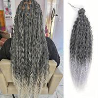 Cheveux synthétiques afro crépus Marley en vrac pour tressage, 20 pouces, 100g, doux, pour tresses au crochet, style cheveux tressés africains, lot de 3-4 pour tête entière