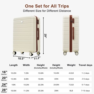 สินค้าพร้อมส่งในสหรัฐอเมริกา จัดส่งฟรี Travelpro Max ชุดกระเป๋าเดินทางแบบแข็ง 6 ชิ้น กระเป๋าเดินทางแบบขยายได้ รองรับการขายแบบดรอปชิปปิ้ง - Product Image 2