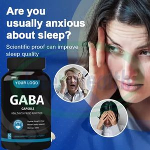 Ausreson Natural <span class=keywords><strong>Gaba</strong></span> 5-htp睡眠テアニンビタミンティーとトリプトファン500mg脳サプリメント有機ガバカプセル - Product Image 2