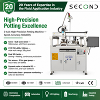 Machine de distribution et de scellement automatique de colle époxy liquide bicomposante PU, certifiée ISO CE, à 3 axes, avec servomoteur, modèle ab 2k