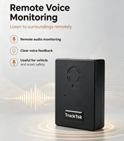 Traceur GPS 4G pour le suivi d'actifs avec moniteur vocal, alarme sans fil, détachement à distance, localisateur GPS magnétique Glonass, GPS portable, application gratuite