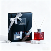 Offre Spéciale : Diffuseur de Luxe à Bâtonnets, Longue Durée, DIY, en Verre, pour Huiles Essentielles, Parfum d'Ambiance Écologique, Sans Alcool, Coffret Cadeau Maison