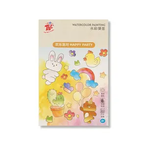 Mini diseño portátil de viaje de bolsillo Kit de pintura de acuarela almohadilla de libro para niños Kit de dibujo de Arte de viaje - Product Image 1