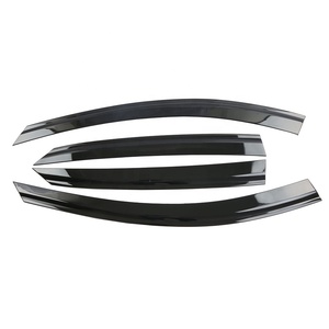 Accesorios Exteriores, Parasoles Laterales para Ventanas, Visera para Lluvia, Visera para Puerta, Cromado Negro para Sedán 3 2019 - Product Image 1