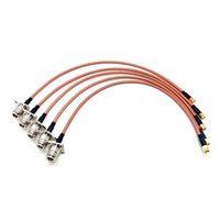 Câble RG400 à prix d'usine avec connecteur SMA mâle vers N femelle à bride 4 trous, câble pigtail de qualité assurée