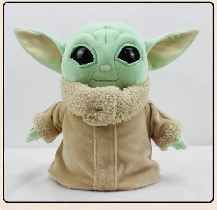 Different Size Baby Yoda Plush Dolls Child Action Figure Doll Toys Cute Stuffed Toy for Boy Kids Gift Plush Doll