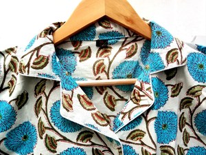 Pijamas de Algodón con Estampado Floral para Mujer, Manga Larga, Cuello Camisero, Conjunto de 2 Piezas, Ropa de Dormir Suave e Informal, Lavable a Máquina - Product Image 2