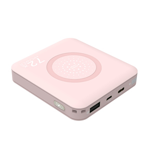 OEM Promotion Gifts Cute Fast Charging Portable Ultra-Thin Square Wireless Power Bank Free Sample