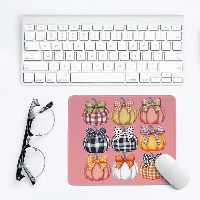 Work Essential Mouse Pad Dense Rubber Base Clean Stitched Border Daily Office Use Mouse Pad