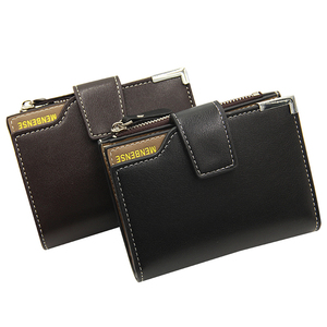 New Arrival Promotion Custom Fashion Classic Men PU Open Short <strong>Wallets</strong> Good Quality Leather Polyester Waterproof <strong>Money</strong> <strong>Card</strong> - Product Image 2