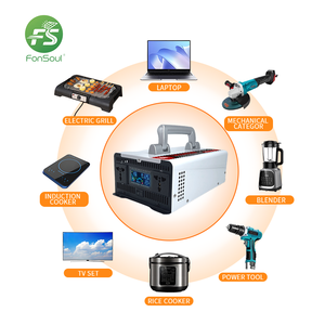 Inversor de Corriente Fonsoul 2700W/6000W con Pantalla LED, DC 12V 24V AC 110V, Portátil, Onda Sinusoidal Pura, para Uso <span class=keywords><strong>Automotriz</strong></span> <span class=keywords><strong>y</strong></span> Doméstico - Product Image 6