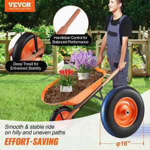 Chariot à roues pliable robuste en plastique et métal avec roue pleine – Offre spéciale - Product Image 4