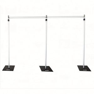 7-12 ft Pro Heavy Duty Height Width Adjustable Multi-Choice Questions <b>Wedding</b> Party Photo <b>Backdrop</b> Flower Wall <b>Stand</b> - Product Image 1