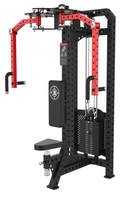 Barres parallèles assistées en acier, barre horizontale, machine à dips universelle, équipement de musculation commercial pour salle de sport