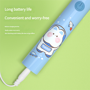 แปรงสี<span class=keywords><strong>ฟัน</strong></span>ไฟฟ้าสำหรับเด็กขนแปรงอ่อนนุ่มเป็นพิเศษแปรงสี<span class=keywords><strong>ฟัน</strong></span>อัจฉริยะแบบชาร์จไฟได้ตั้งเวลาได้นาน - Product Image 3