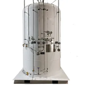 New Design Vertical Cryogenic 5000L 16bar Liquid Nitrogen Oxygen Microbulk Tank